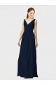 Chiffon Long V-Neck A-Line Bridesmaid Dresses / Formal Dresses Armadale