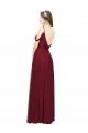 Chiffon Low Back Long Off the Shoulder A-Line Bridesmaid Dress / Evening Dress Armadale