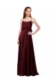 Chiffon Long Spaghetti Straps A-Line Bridesmaid Gowns Armadale