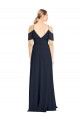 Lxue Chiffon V-Back Long Off the Shoulder A-Line Bridesmaid Dress Armadale