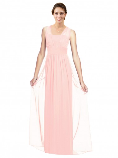 Luxe Chiffon Long V-Neck A-Line Bridesmaid Dress Armadale