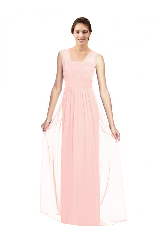 Luxe Chiffon Long V-Neck A-Line Bridesmaid Dress Armadale