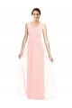 Luxe Chiffon Long V-Neck A-Line Bridesmaid Dress Armadale
