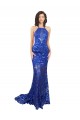 Lace Open Back Long High Neck Mermaid Semi Formal Evening Dress / Prom Dress / Bridesmaid Dress Armadale