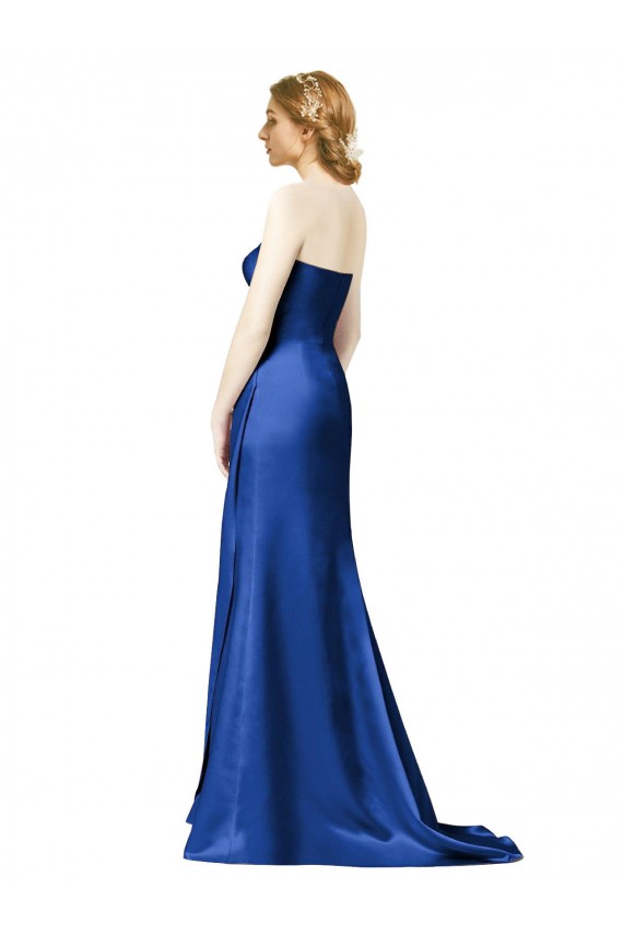 Satin Long Sweetheart A-Line Bridesmaid Dress Armadale