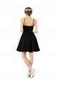 Satin Open Back Knee Length Halter Neck A-Line Bridesmaid Gown Armadale