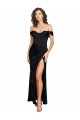Silk like Satin Low Back Long Sweetheart A-Line Black Tie Evening Gown / Prom Dress / Bridesmaid Dress Armadale