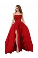 Spandex & Lace Criss Cross Open Back Long Spaghetti Straps A-Line Semi Formal Evening Dress / Prom Dress / Bridesmaid Dress Armadale