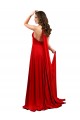 Spandex Criss Cross Open Back Long Halter Neck A-Line Formal Evening Gown / Prom Dress / Bridesmaid Dress Armadale
