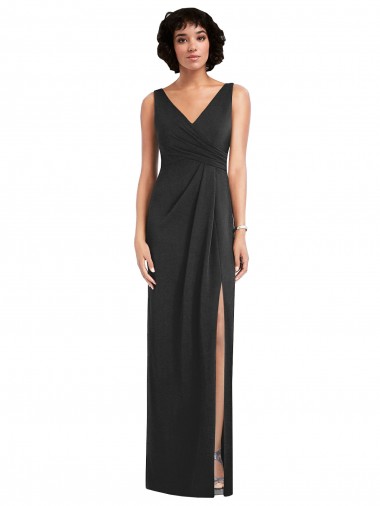 Spandex V-Back Long V-Neck Sheath Formal Evening Gown / Prom Dress / Bridesmaid Dress Armadale