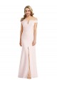 Stretch Crepe Long Off the Shoulder Trumpet Bridesmaid Dress / Evening Dress Armadale