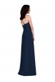 Stretch Crepe Criss Cross Open Back Long Halter Neck Trumpet Semi Formal Evening Dress / Bridesmaid Dress Armadale