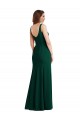 Stretch Crepe Long Square Neck Trumpet Semi Formal Evening Dress / Prom Dress / Bridesmaid Dress Armadale