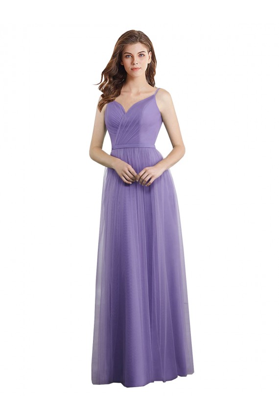 Tulle V-Back Long Sweetheart A-Line Formal Dress / Bridesmaid Dress Armadale